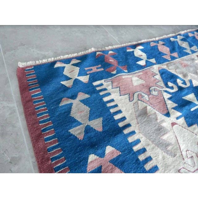Vintage Turkish Kilim Rug 6'7'' x 9'8''