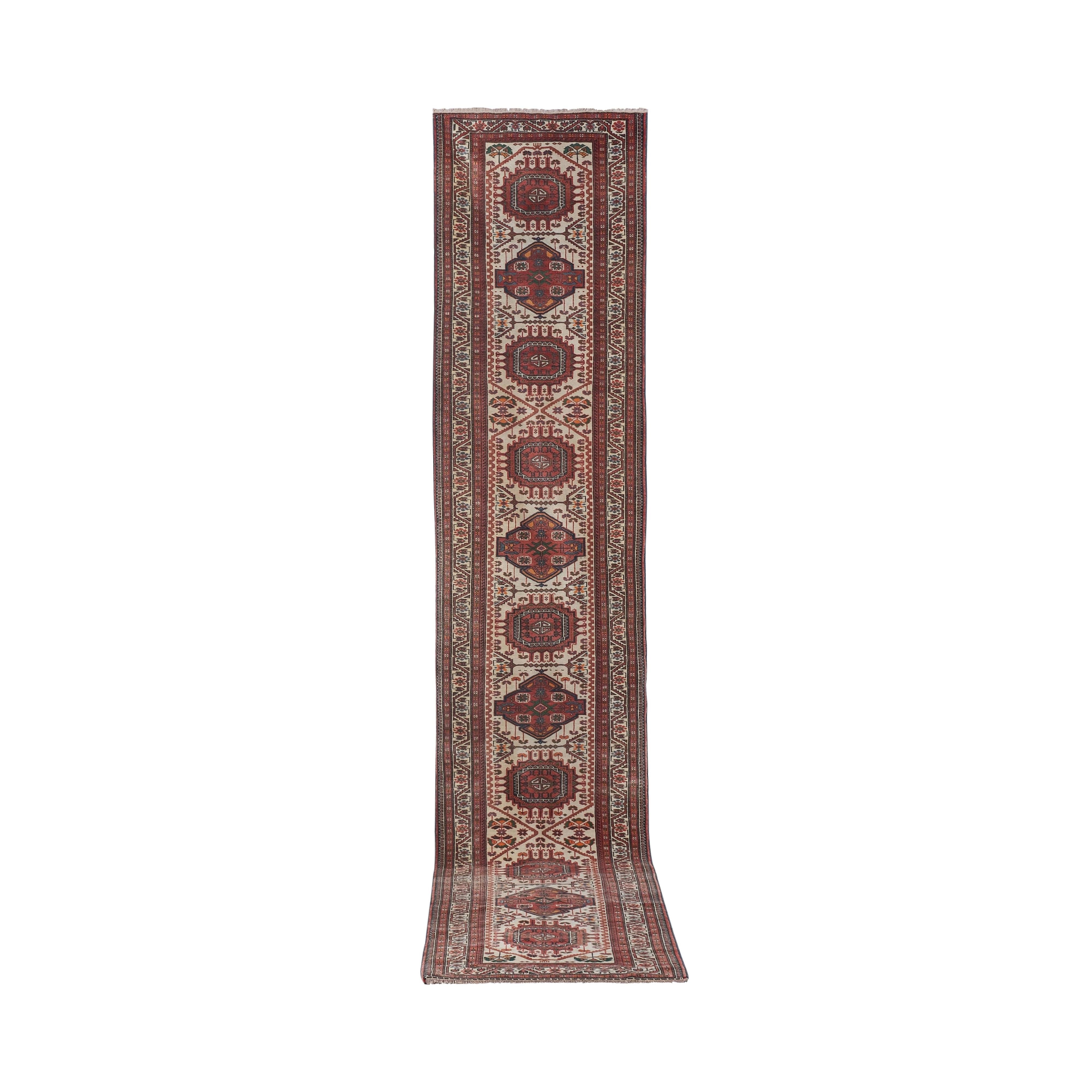 Vintage Turkish Anatolian Runner 2'9'' x 13'6''
