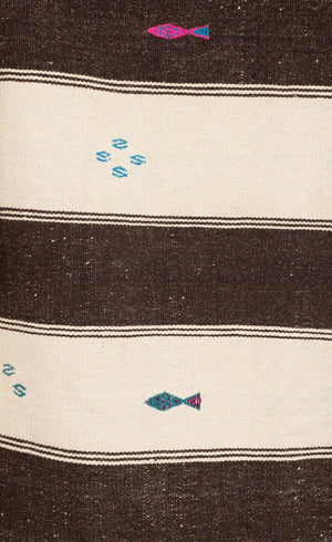 Vintage Turkish Kilim Rug 5'10'' x 11'4''
