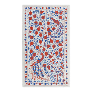 Silk Suzani Wall Hanging & Bedspread | 3'7'' x 6'2''
