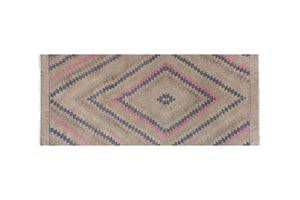 Vintage Turkish Kilim Rug 4'11'' x 11'6''