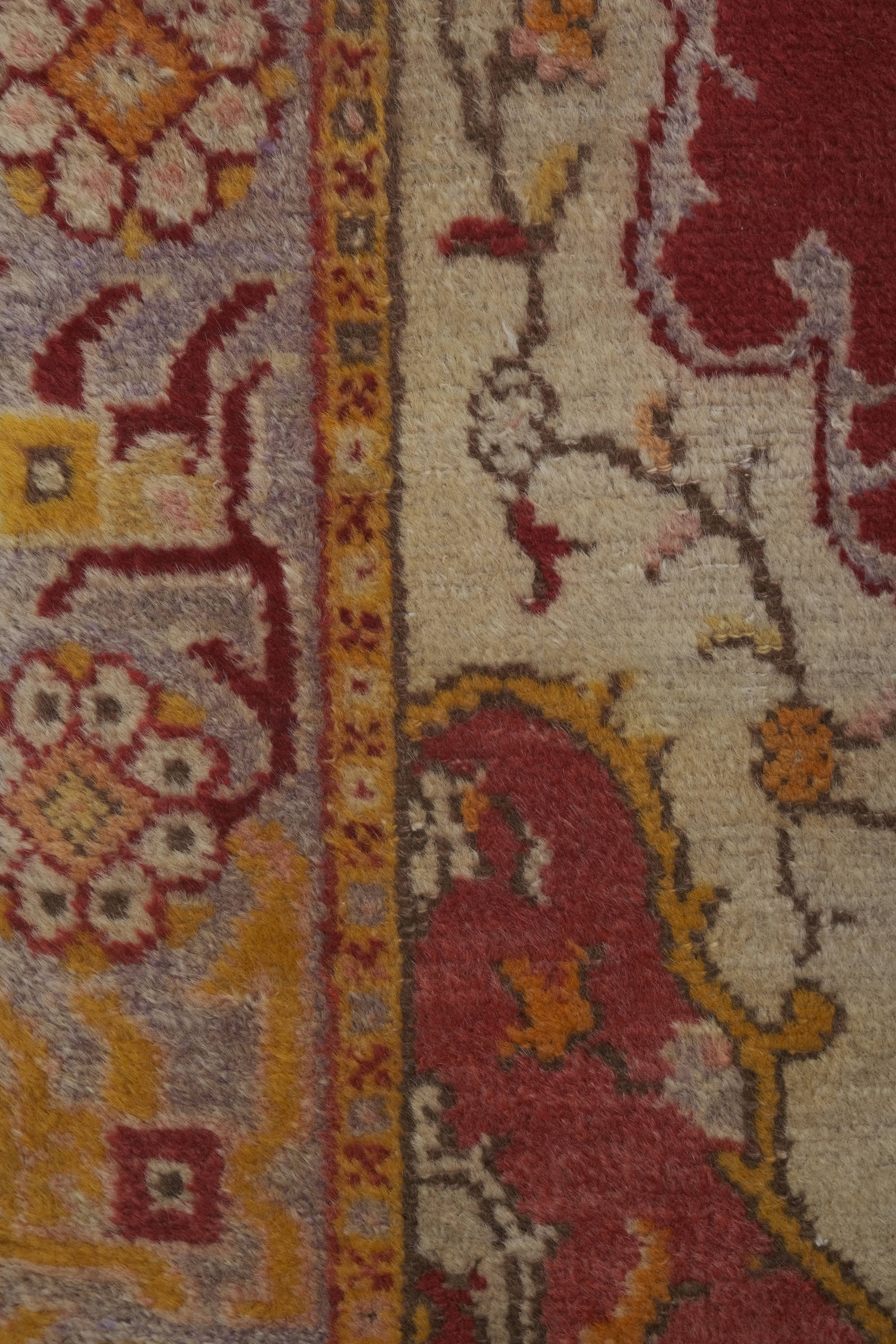 Vintage Oushak Rug 3'5'' x 7'4''