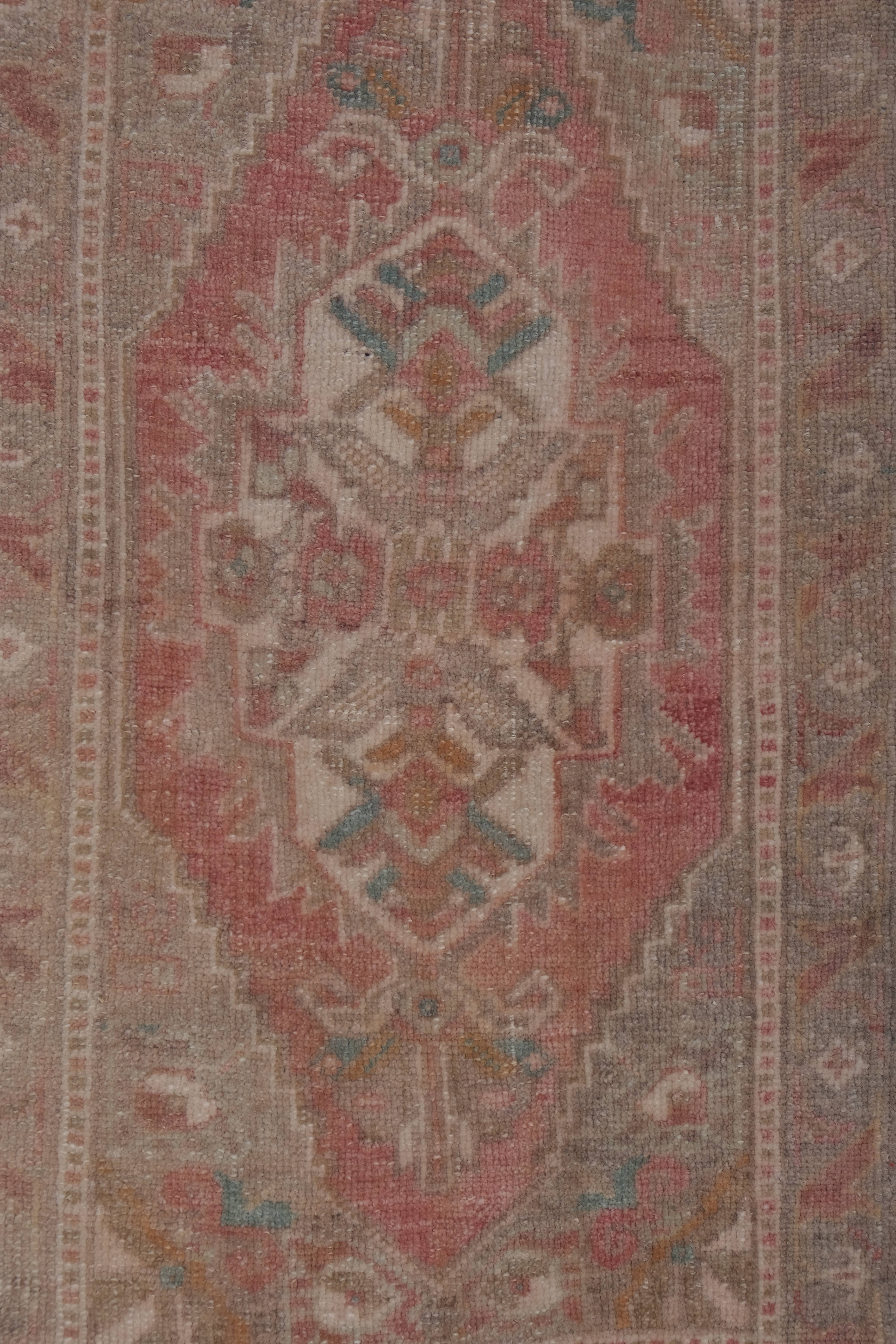 Vintage Oushak Yastik Rugs Set of 2 | 22'' x 41''