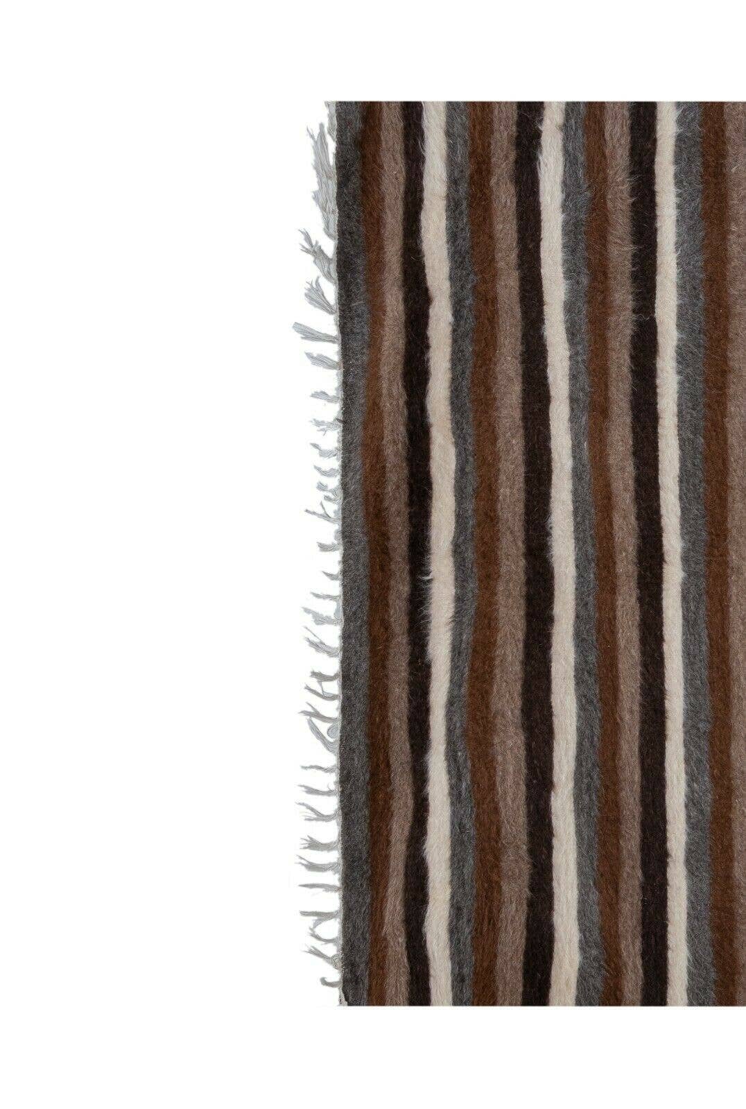 Handwoven Siirt Wool Blanket 4' x 6'5''