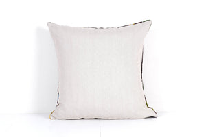 Silk Ikat Velvet Pillow Cover | 24'' x 24''