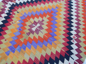 Vintage Turkish Rug 4'2'' x 10'9''