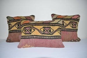 Kilim Pillow Cover Set of 2 | 14'' x 20''