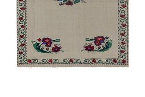 Vintage Turkish Kilim Rug 5'5'' x 6'5''