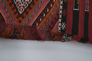 Vintage Turkish Kilim Runner 4'8'' x 14'7''