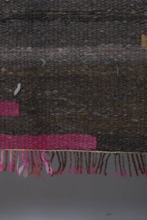 Vintage Turkish Kilim Runner 2'7'' x 9'