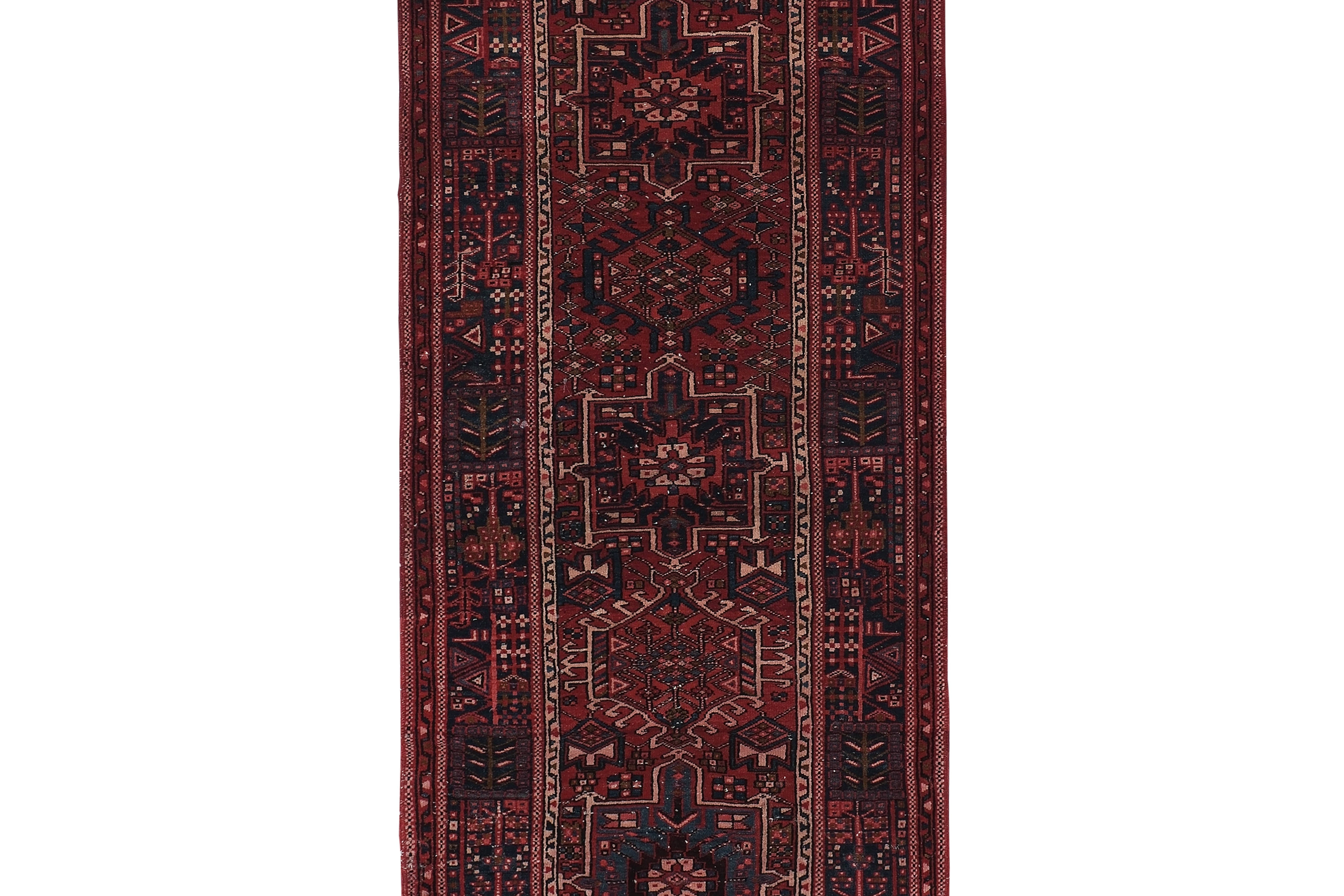 Vintage Turkish Anatolian Runner Rug 3'8'' x 10'8''