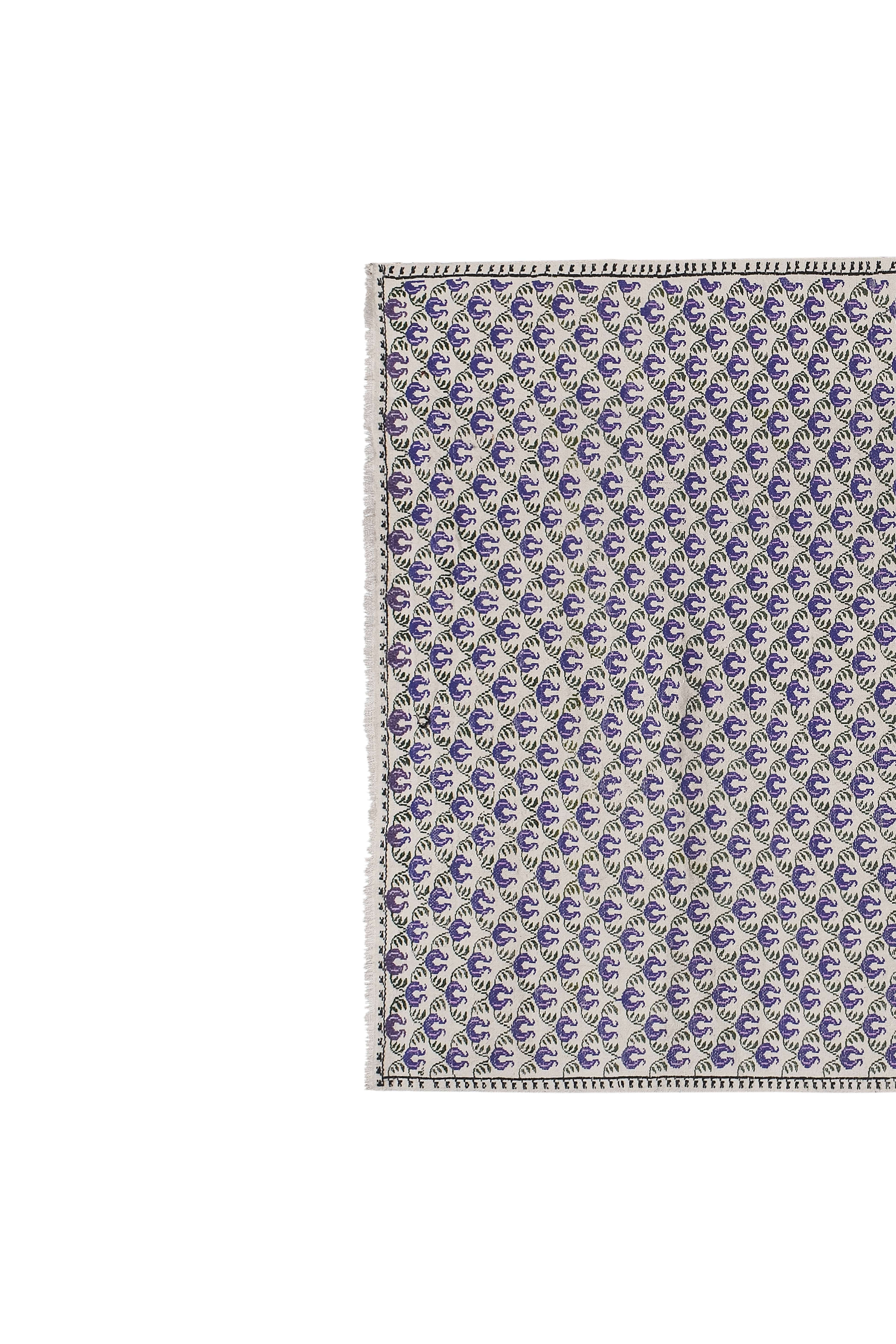 Vintage Turkish Aubusson Kilim Rug 5'2'' x 8'2''