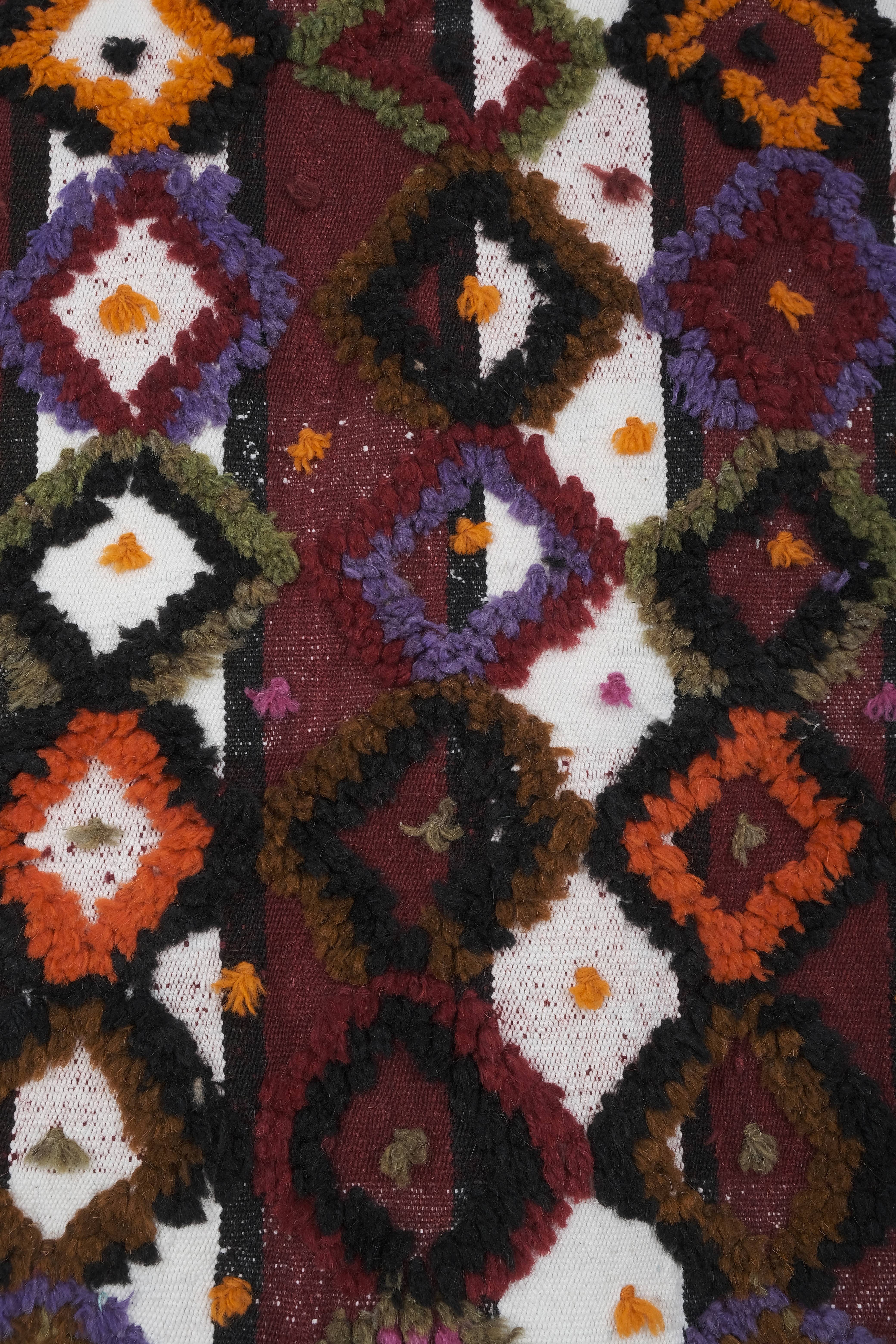 Vintage Turkish Tulu Rug 5'6'' x 7'1''