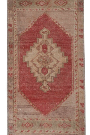 Vintage Turkish Yastik Rugs Set of 2 | 17'' x 35''