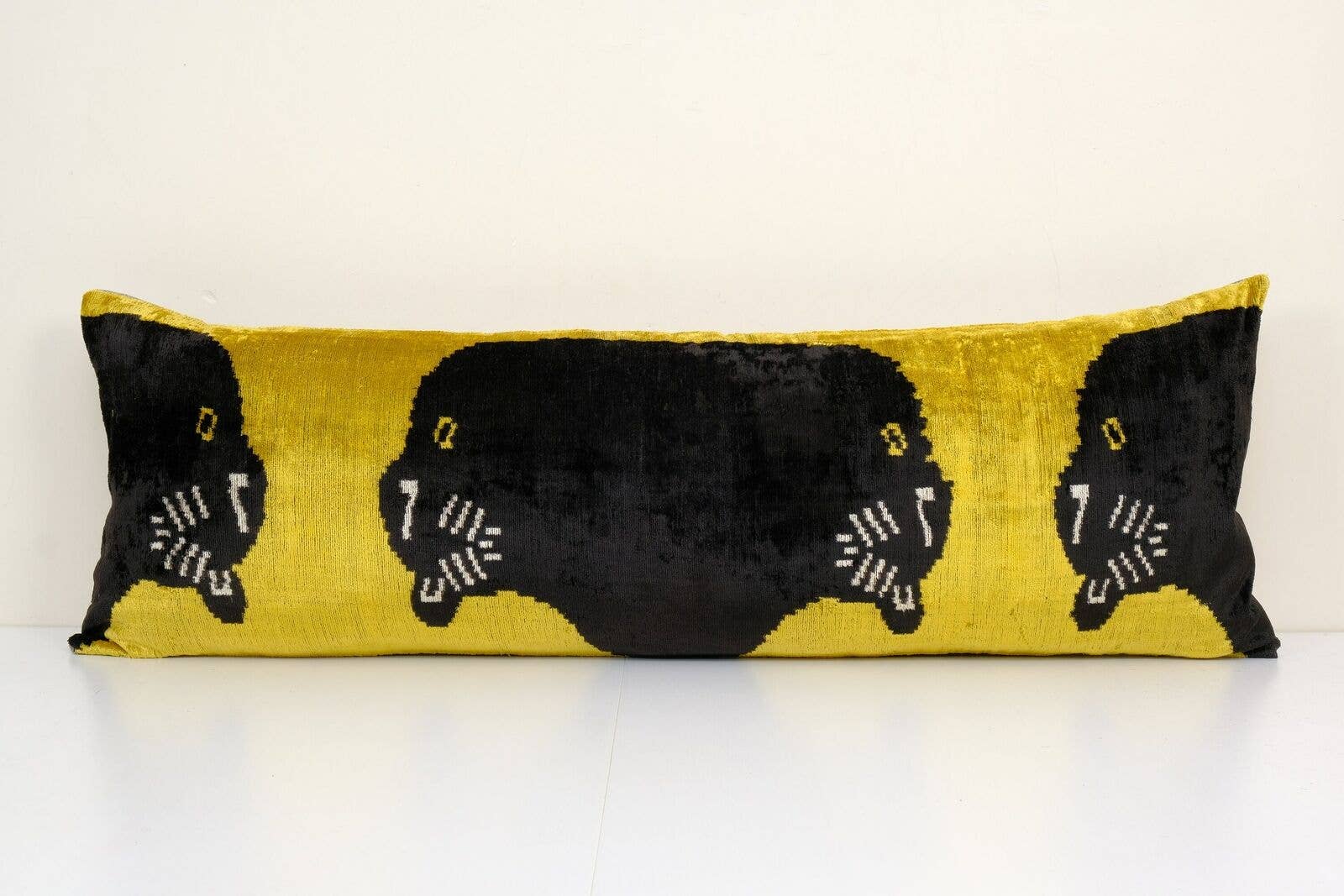 Silk Ikat Velvet Pillow Cover | 16'' x 46''
