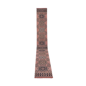 Vintage Turkish Runner Rug 2'6'' x 21'2''