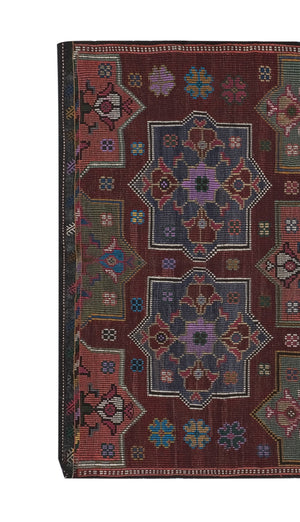 Vintage Turkish Kilim Rug 6'9'' x 9'6''