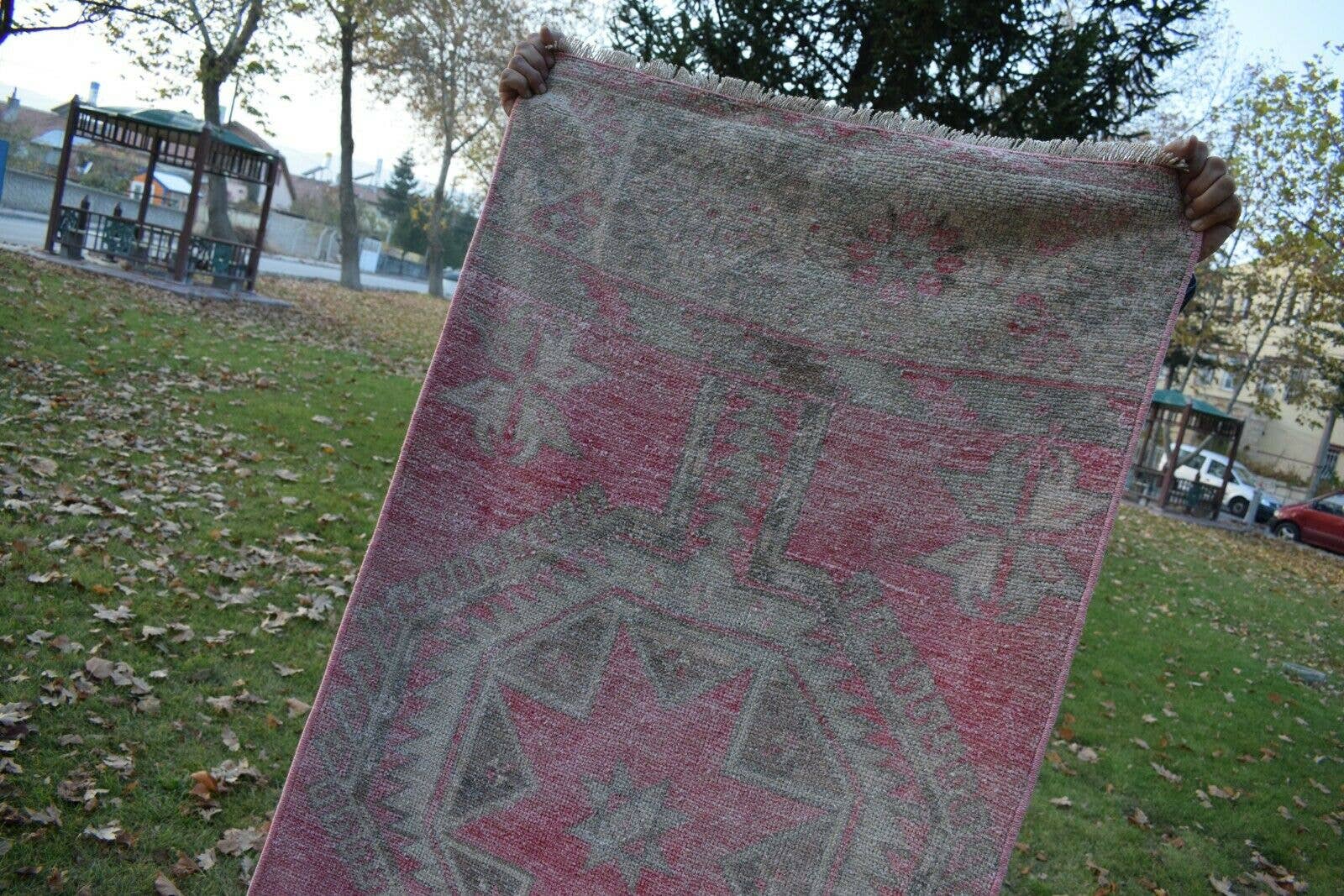Vintage Herki Runner Rug 2'7'' x 13'1''