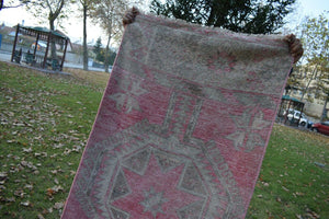Vintage Herki Runner Rug 2'7'' x 13'1''