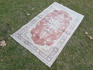 Vintage Turkish Rug 3'1'' x 5'1''