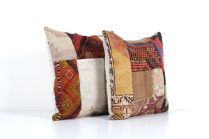 Kilim Pillow Cover Set of 2 | 19'' x 19''