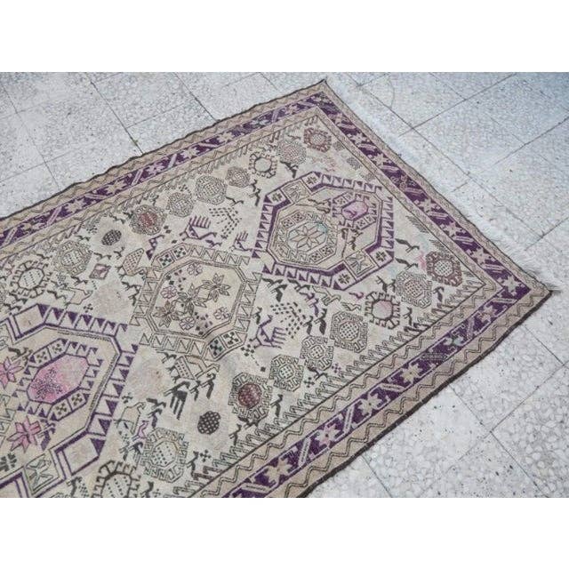 Vintage Turkish Rug 3'11'' x 6'2''