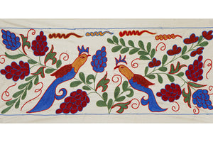 Bird Suzani Wall Hanging & Tablecloth | 17'' x 38''