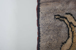 Vintage Turkish Tulu Rug 3'8'' x 5'7''