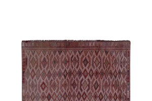 Vintage Turkish Kilim Rug 5'9'' x 8'2''