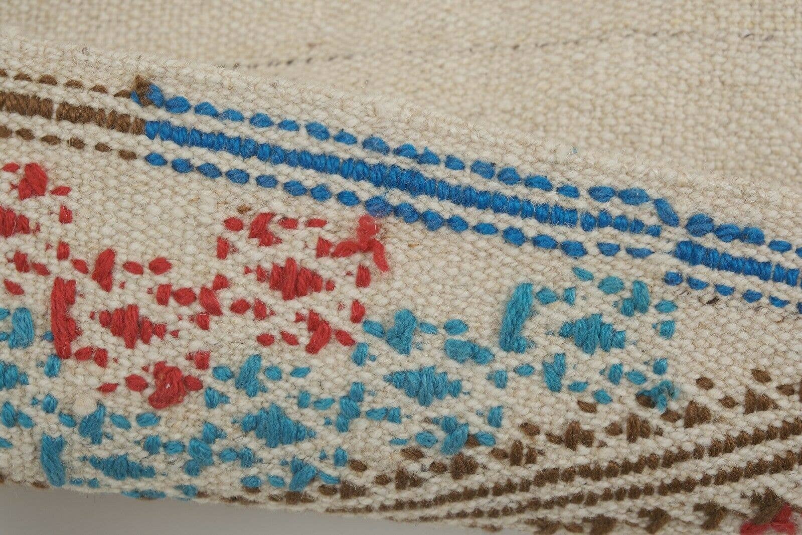 Vintage Turkish Kilim Runner 2'4'' x 16'10''