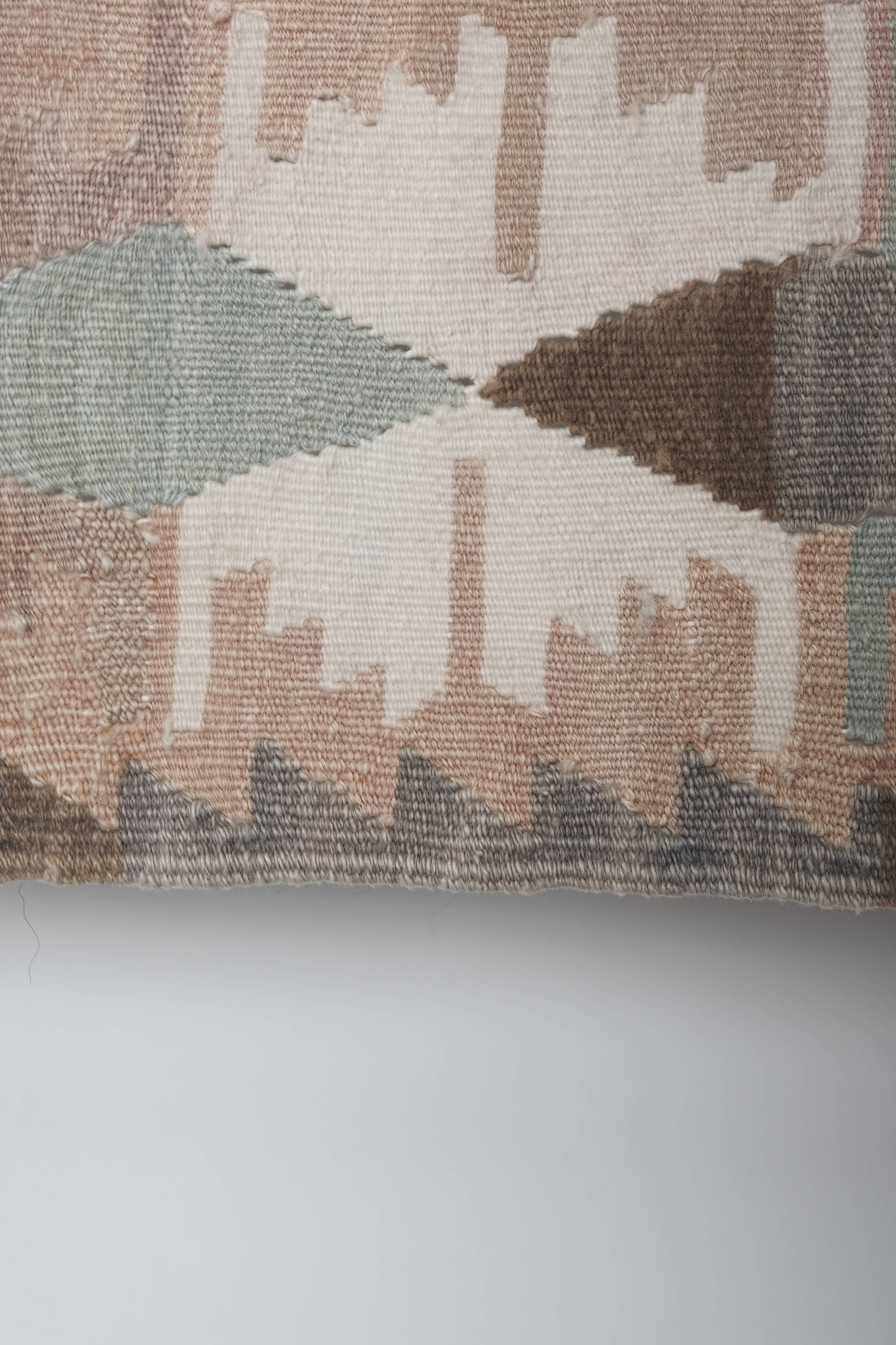 Vintage Turkish Kilim Runner 4'8'' x 13'9''