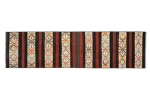 Vintage Turkish Kilim Runner 2'1'' x 7'4''