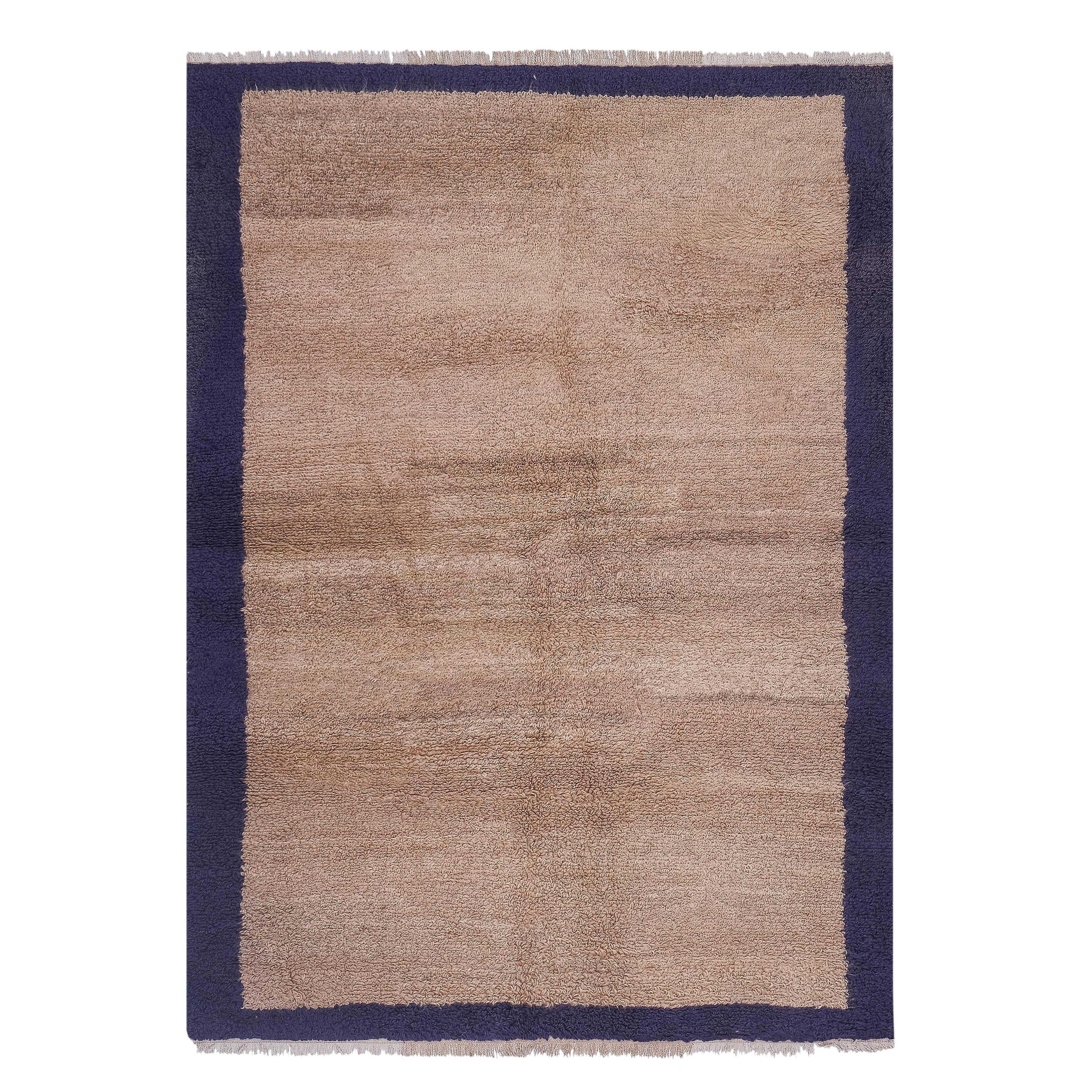 Vintage Turkish Tulu Rug 4'4'' x 6'