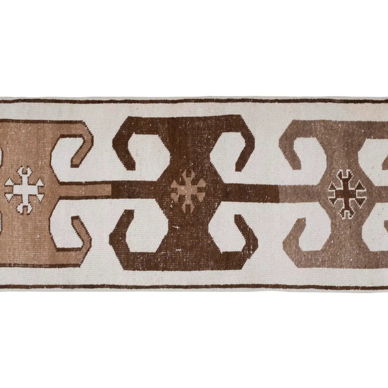 Vintage Turkish Runner Rug 3'1'' x 11'7''