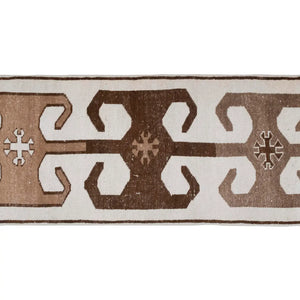 Vintage Turkish Runner Rug 3'1'' x 11'7''