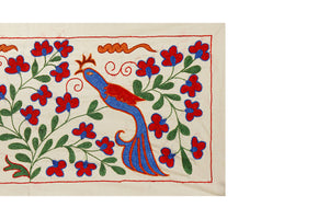 Bird Suzani Table Runner | 17'' x 37''
