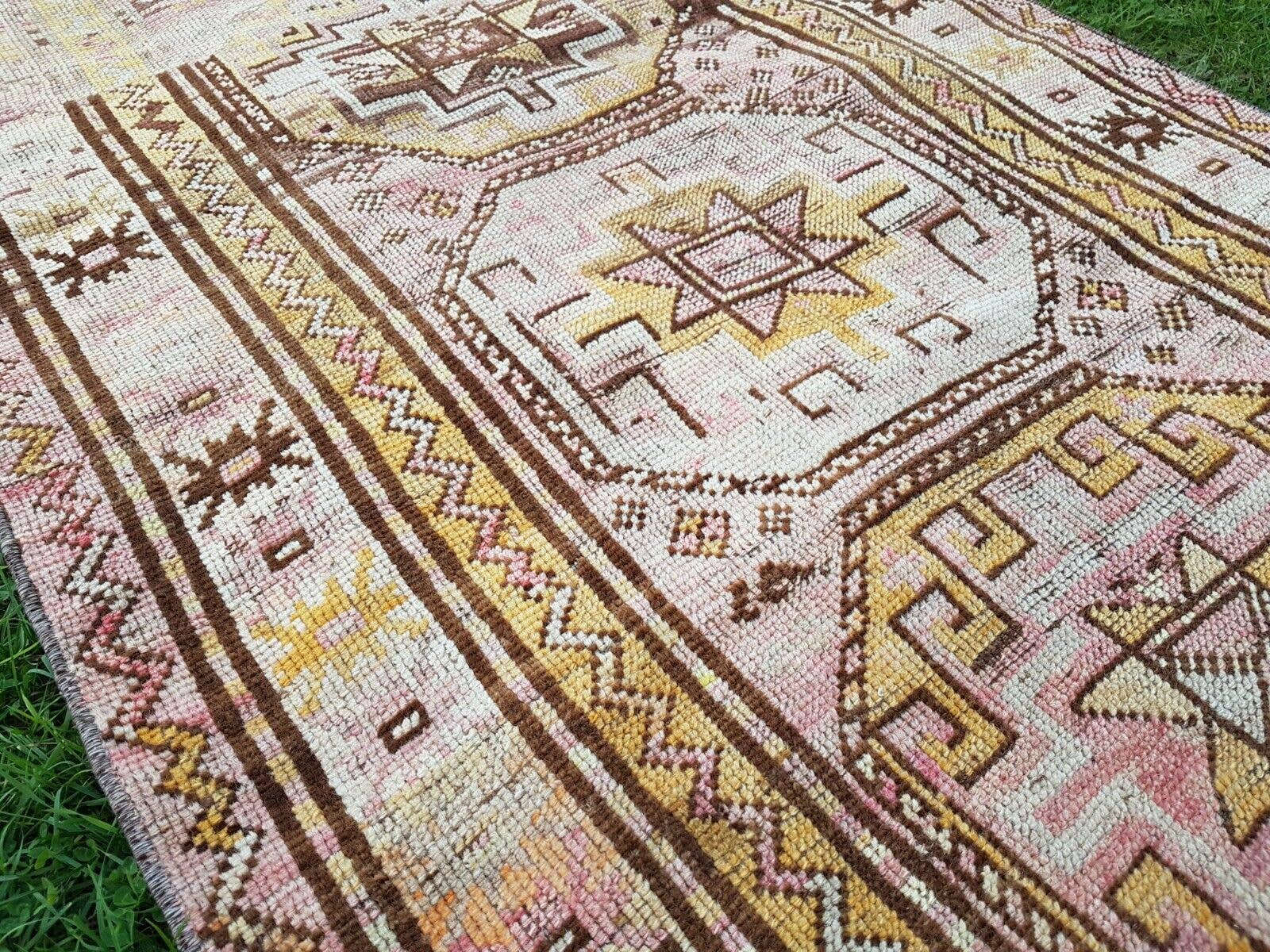 Vintage Caucasian Rug 3'2'' x 7'9''