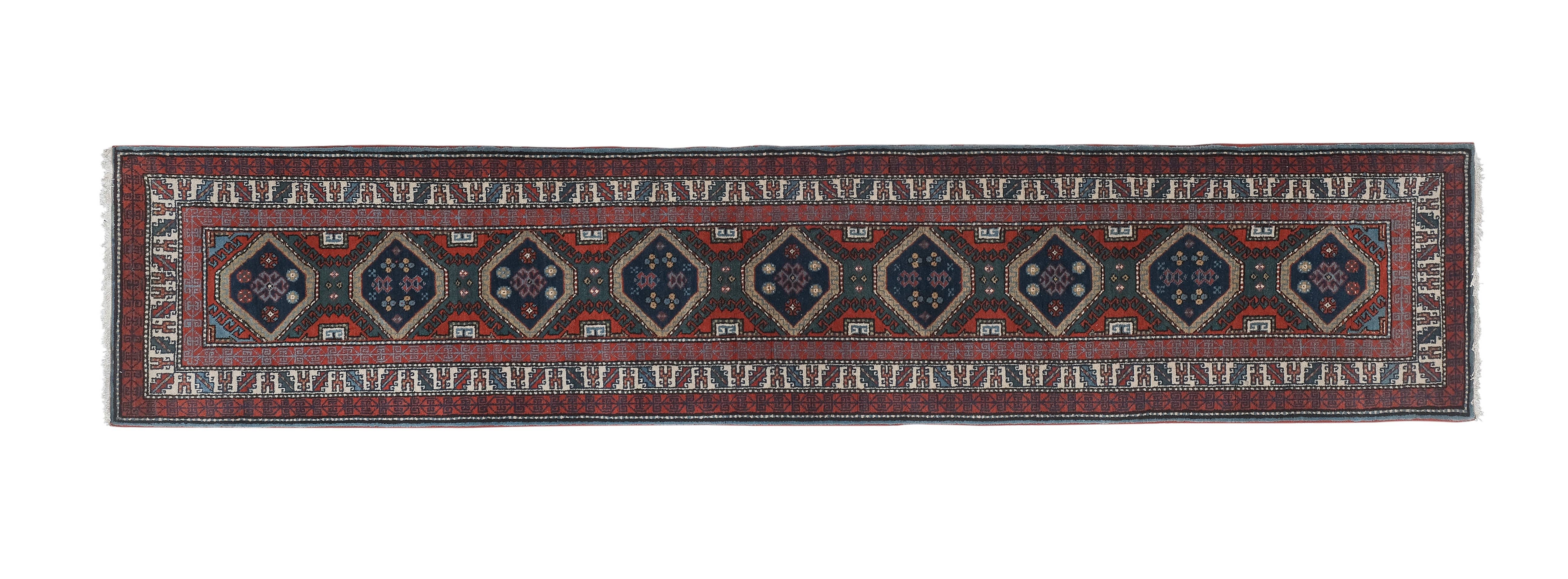 Vintage Oushak Runner 2'2'' x 10'4''