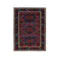 Vintage Caucasian Rug 4'3'' x 5'7''