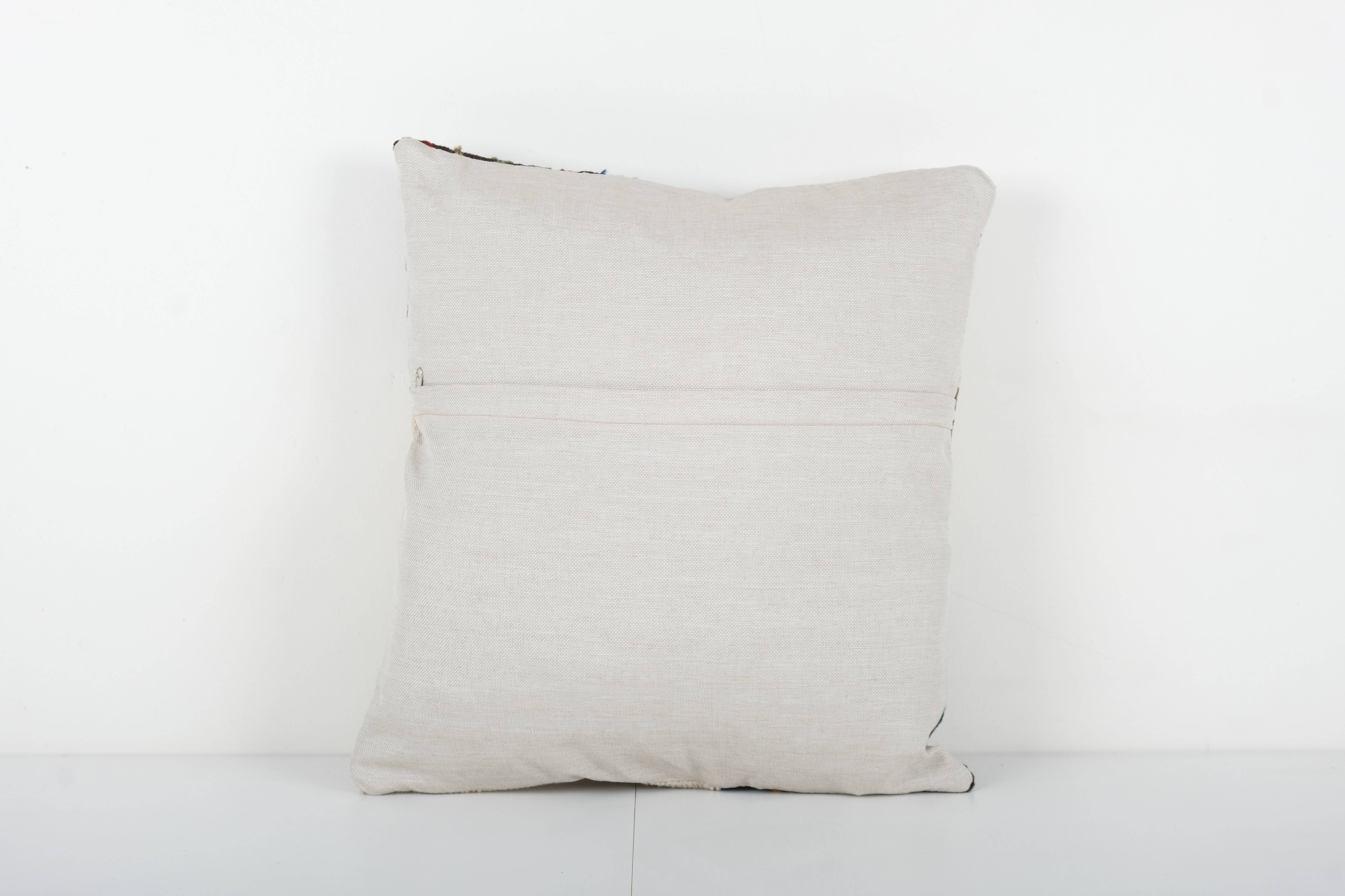 Kilim Patchwork Pillow Cover | 18'' x 20''