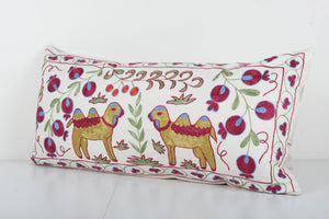 Camel Suzani Bedding Pillow Cover | 18'' x 38''
