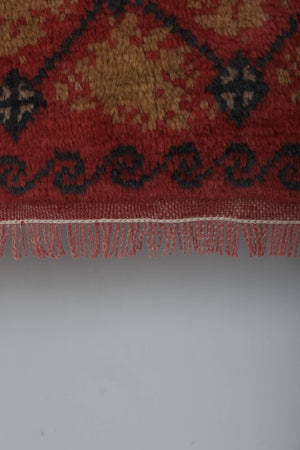 Vintage Turkish Tulu Rug 4'3'' x 5'7''