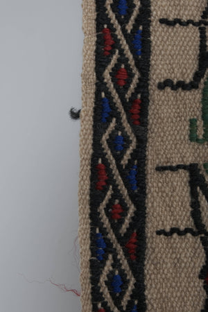 Vintage Turkish Kilim Rug 5'' x 9''