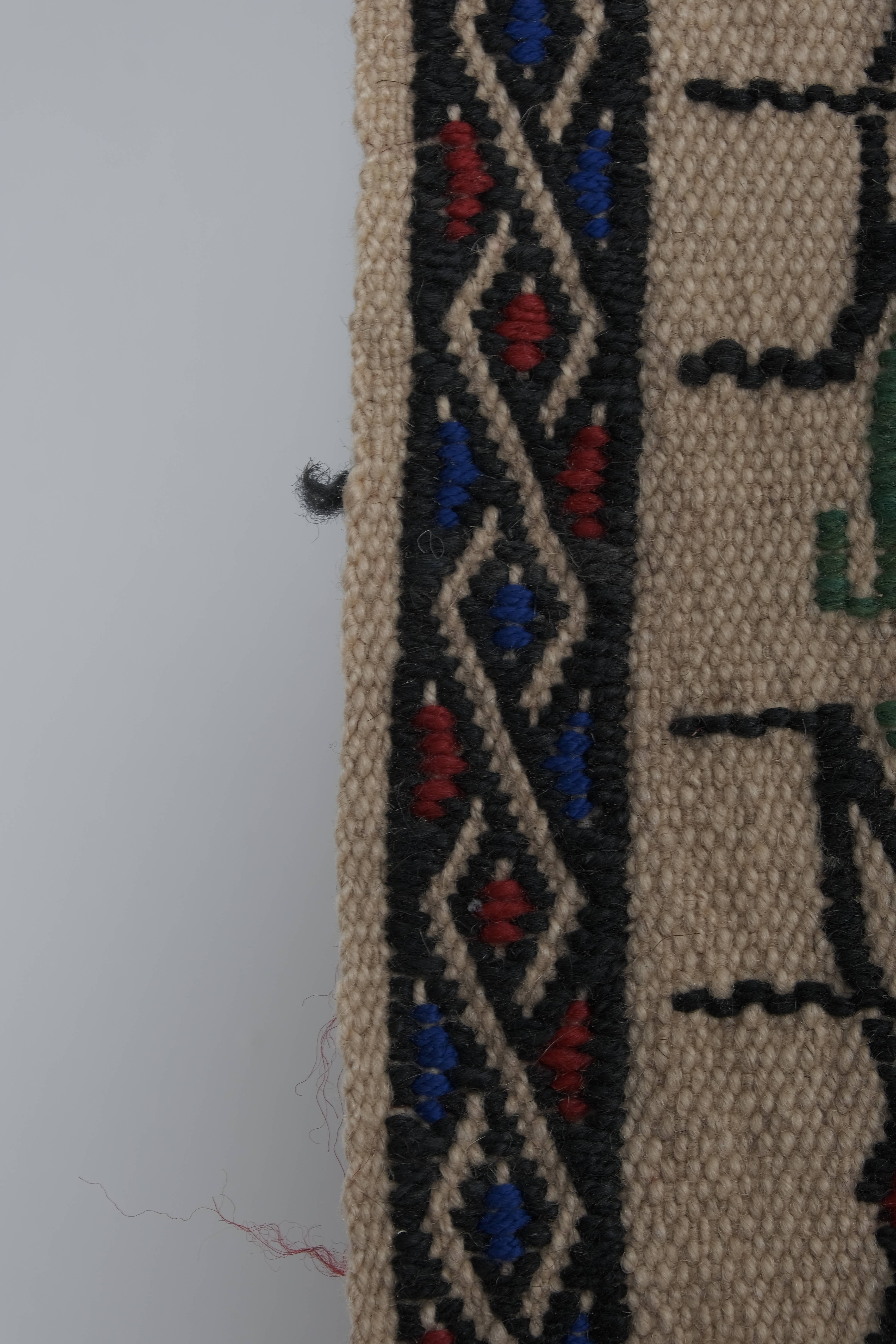 Vintage Turkish Kilim Rug 5'' x 9''
