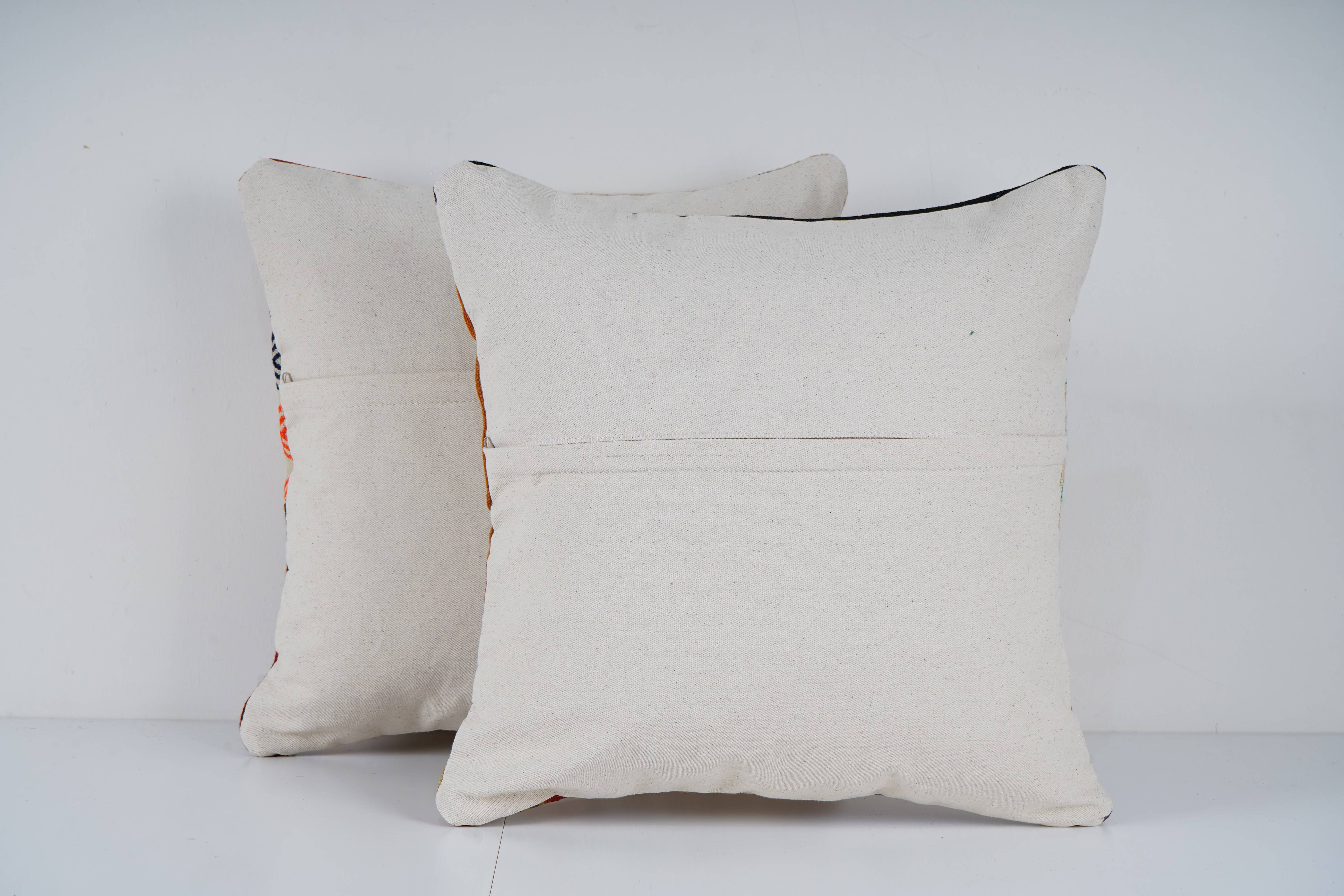 Kilim Patchwork Pillow Cover Set of 2 | 20'' x 20''