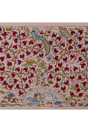 Silk Suzani Wall Hanging & Bedspread 3'4'' x 6'1''