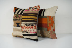 Kilim Pillow Cover Set of 2 | 20'' x 20''