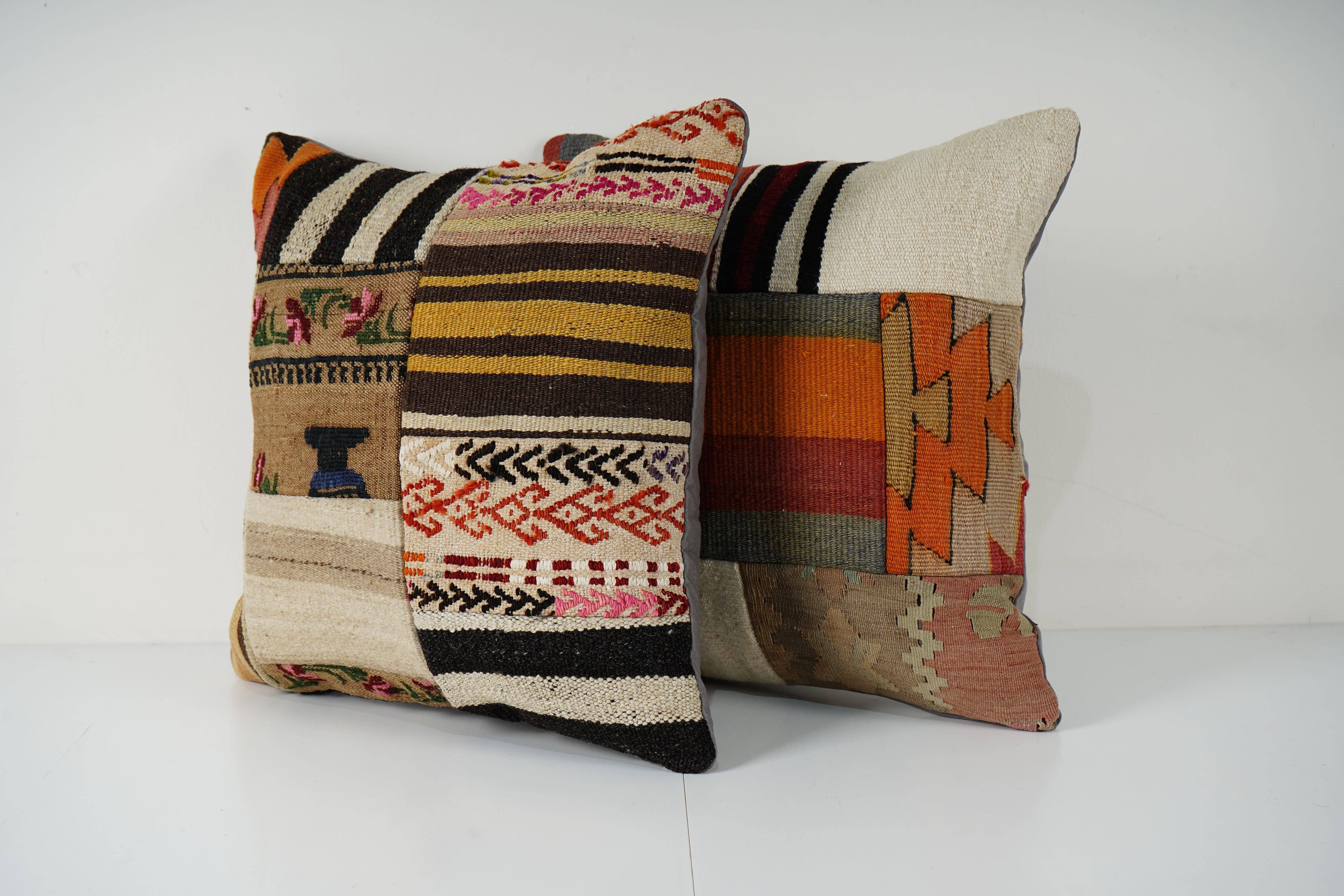 Kilim Pillow Cover Set of 2 | 20'' x 20''