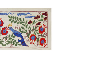 Bird Suzani Wall Hanging & Tablecloth | 17'' x 38''
