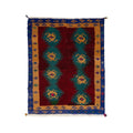Vintage Turkish Shaggy Tulu Rug 43'' x 52''